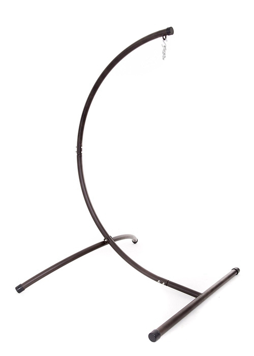 Indoor Outdoor Bronze C Frame For Hanging Chair 450 Pounds Weight Capacity