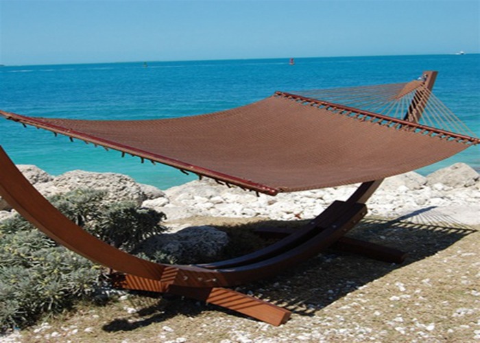 Oversized Caribbean Style Hammock For Patio Mocha