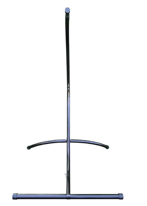 Universal Heavy Duty C Shaped Hammock Chair Stand With Extension Tube Black