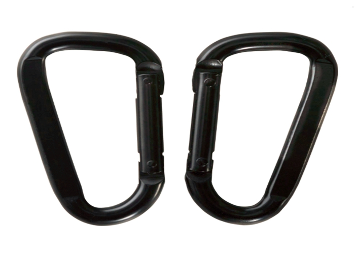 D Shaped Spring Loaded Gate Steel Hammock Hanging Accessories For Camping Travelling
